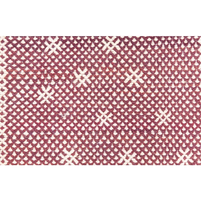 Early 21st Century Modern Moroccan Style Geometric Flat Weave Wool Rug by Doris Leslie Blau For Sale - Image 5 of 8