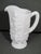Glass 1960s Westmoreland Milk Glass Pitcher With 5 Goblets, Grape & Vine Relief, Nos For Sale - Image 7 of 12