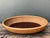 Coffee Vintage Rattan Woven Nantucket Basket With Wood Base For Sale - Image 8 of 12