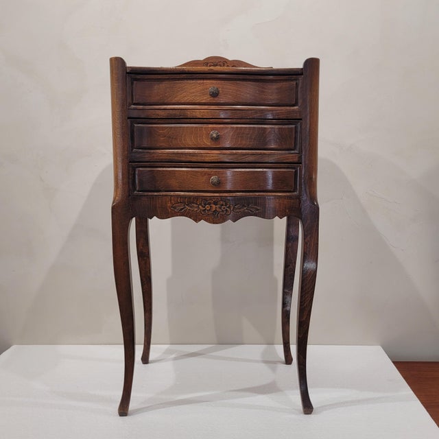 Small Louis XV Provençal Chest of Drawers, France, 1920s For Sale - Image 3 of 16