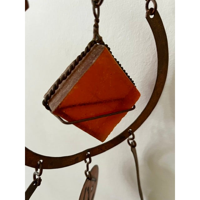 Mid 20th Century Pair of Vintage Brass Mobiles For Sale - Image 5 of 14