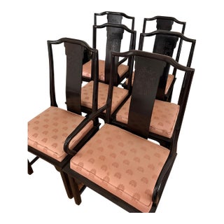 1970s Century Furniture by Raymond Sabota Chin Hua 6 Dining Chairs For Sale