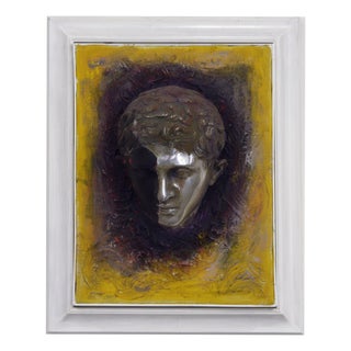 Aluminum Eco Silente Sculpture on Painted Canvas from Giuseppe Caiafa, 2024 For Sale