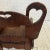 Folk Art Wooden Chair With Great Lines and Shape. For Sale - Image 10 of 11