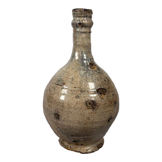 Vase Bouteille en Grès Craquelé Dynastie Song (960 - 1279) Chine For Sale