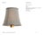 Visual Comfort Signature 6" Natural Linen Soft Empire Shade Designer: Visual Comfort Signature Height: 5.25" Base: Shade...