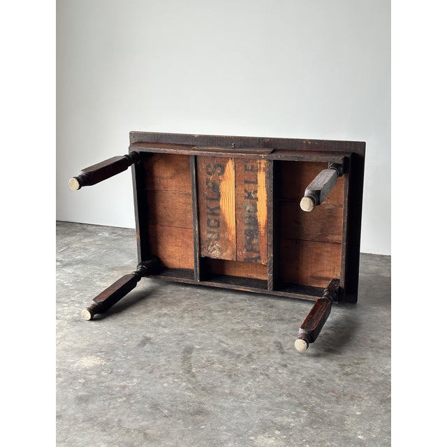Antique American Country Store Oak General Table, Late 19th Century For Sale - Image 18 of 18