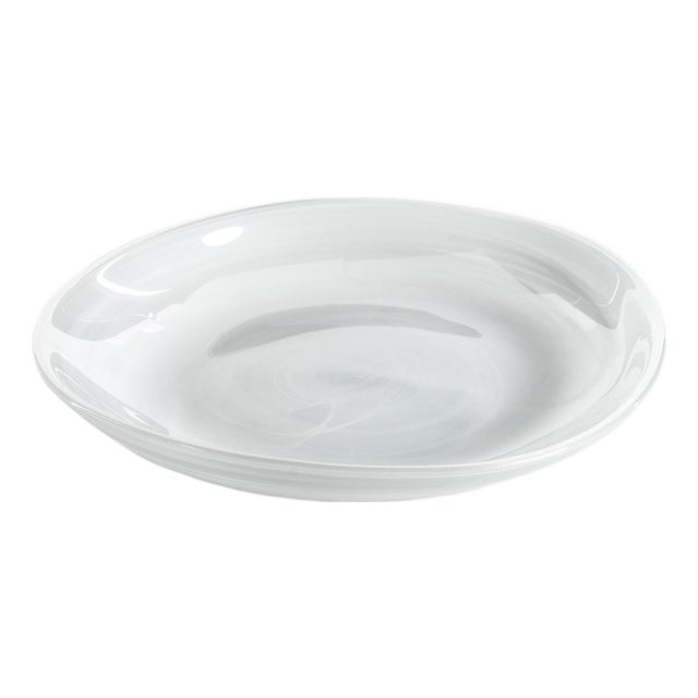 Reneta Alabaster Glass Plates, Set of 6, 6.75" For Sale