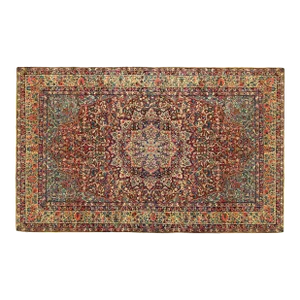 Antique Persian Kerman Oriental Rug, Room Size, with a Central Medallion