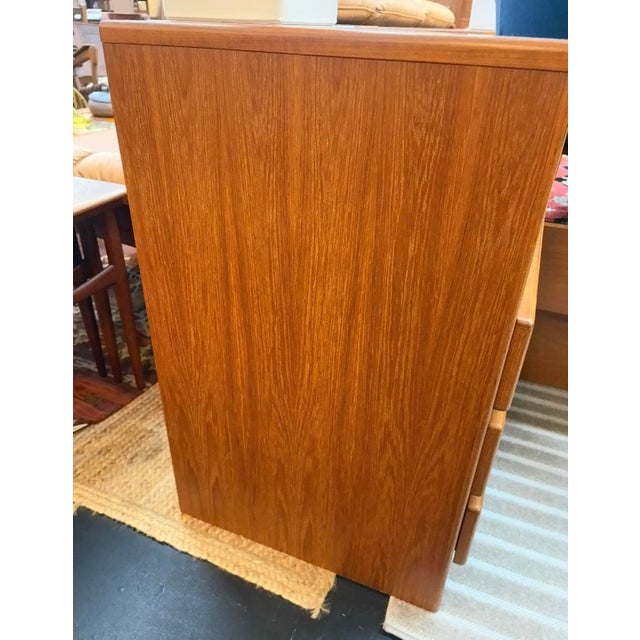 Mobican Teak Queen Bedframe W/ Nightstands For Sale - Image 11 of 14