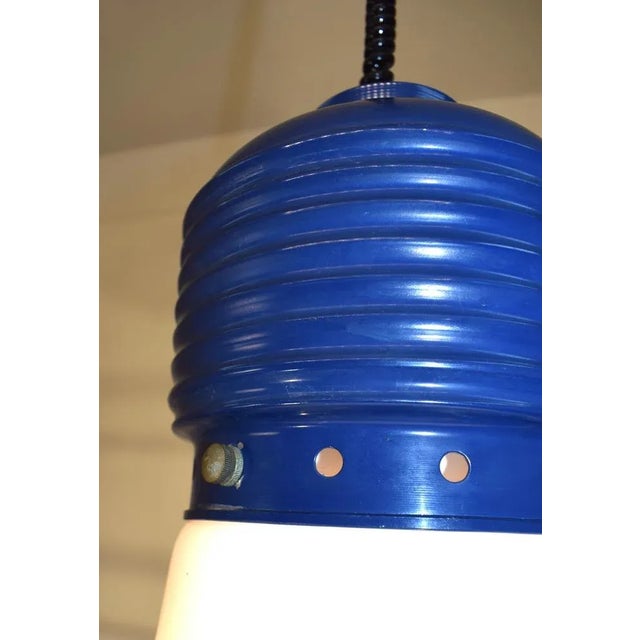 Blue Chandelier from Stilux Milano, Italy, 1970s For Sale - Image 8 of 10