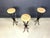 Wood Vintage French Wrought Iron Bar Stools, 1960s, Set of 3 For Sale - Image 7 of 13
