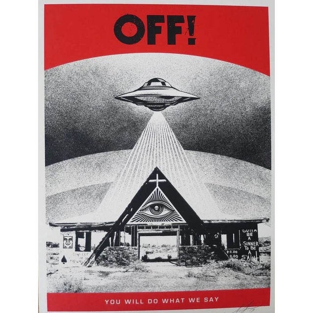 Shepard Fairey (Obey), OFF! You Will Do What We Say, 2019 For Sale - Image 5 of 9