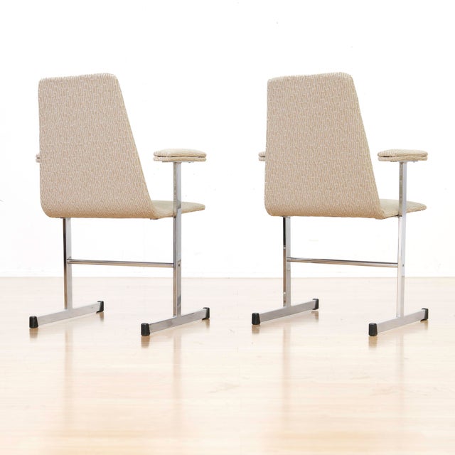 Post Modern Chrome Dining Chairs by Tim Bates for Pieff Furniture, 1970s For Sale - Image 10 of 16