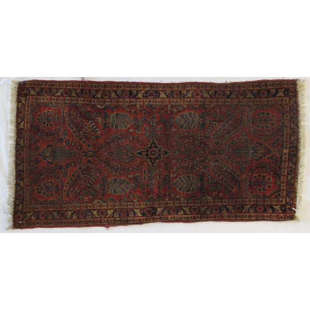 1920's Antique Persian Sarouk , 2' X 4' For Sale In New York - Image 6 of 6