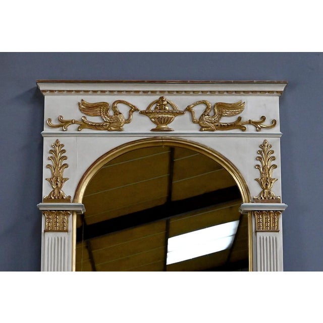 Large Directoire Style Trumeau Mirror, Early 20th Century For Sale - Image 4 of 18