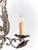 Vintage Metal Four-Arm Chandelier For Sale - Image 4 of 7