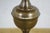 Vintage Brass Colonial Candlestick Crewel Shade Vanity Boudoir Lamp 19" For Sale - Image 12 of 14
