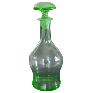 Art Deco Czech Liqueur Decanter Bottle, 1930s