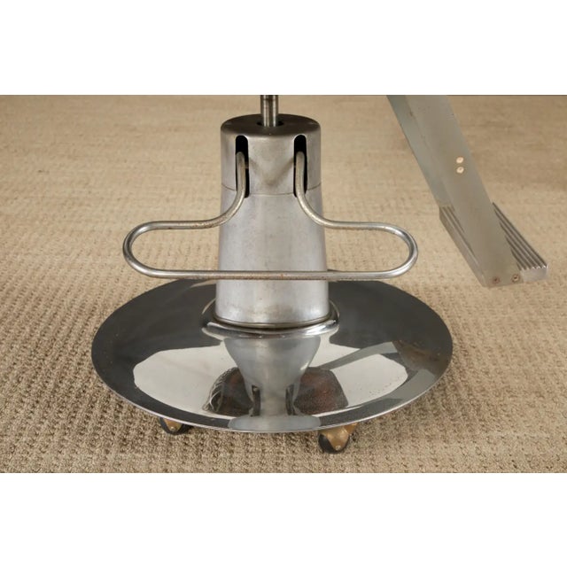 Warren Platner Style Salon Barstool Chair on Hydraulic Base With Casters, 1960s For Sale - Image 15 of 17