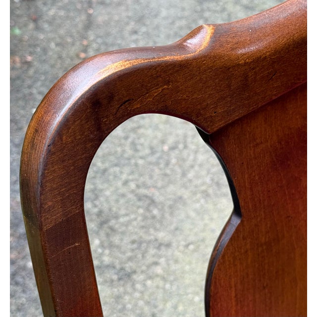 Late 20th Century Ethan Allen Queen Anne “Classic Manor” Dining Chairs - Set of 8 For Sale - Image 11 of 12