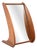 Vintage Table Top Vanity Mirror in Teak, 1950 For Sale
