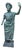 Greco-Roman Style Monumental Bronze Emperor Sculpture, Italy, 1980s For Sale
