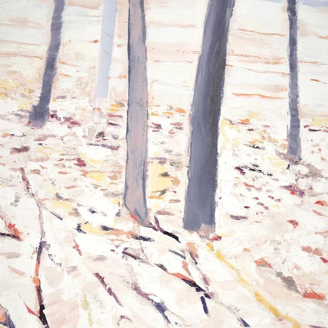 Schumacher SAMPLE - Schumacher Acanthus Forest Panel Set In Cool Multi For Sale - Image 4 of 4