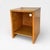 Wood Mid 20th Century Minimalist Solid Oak Open Pedestal Cabinet or Media Stand For Sale - Image 7 of 18