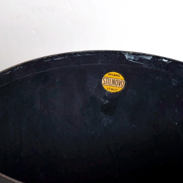 Metal Mid-Century Modern Umbrella Stand by Stilnovo, Italy, 1950s For Sale - Image 7 of 8