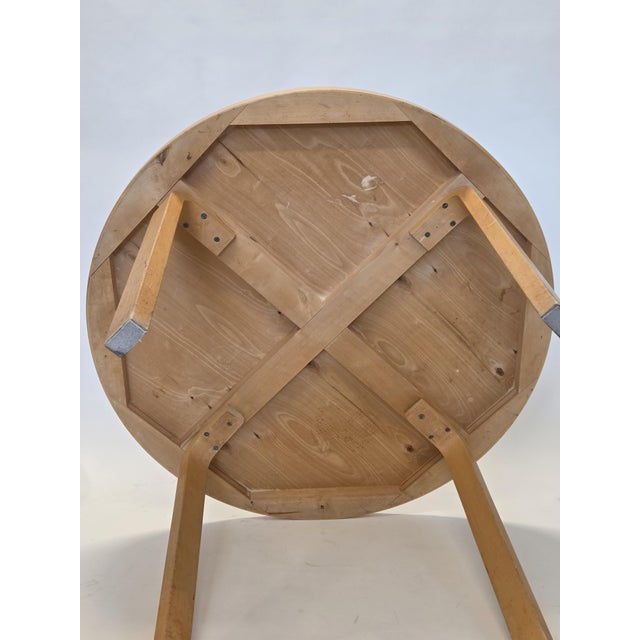 90A Table in Blue Linoleum by Alvar Aalto for Artek, Finland, 1950s For Sale - Image 14 of 16