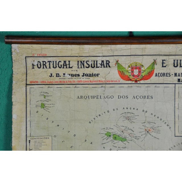Map of Portugal and Overseas, 1960s For Sale - Image 8 of 16