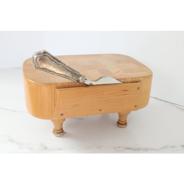 Mid 20th Century MCM French Petite Cheese Board For Sale - Image 5 of 5