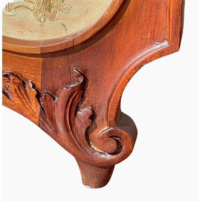 Louis XV Style Walnut Screen For Sale - Image 6 of 12