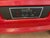 Vintage Red Metal Electric Faux Fireplace Heater For Sale - Image 4 of 8