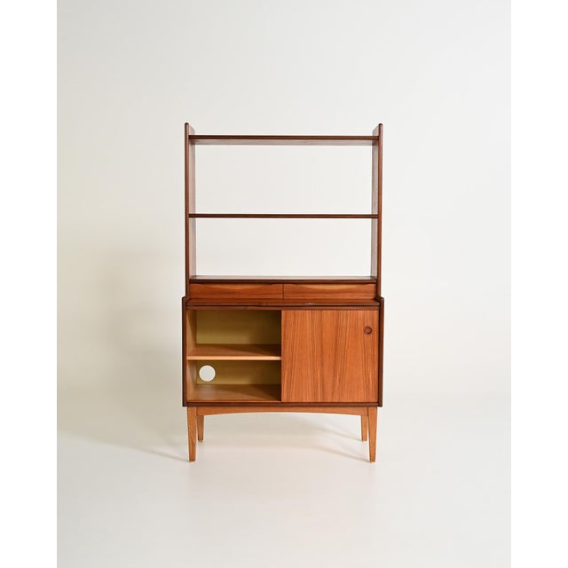 Vintage Bookcase with Pull-Out Desk by Bräntorps, 1960s For Sale - Image 6 of 12