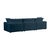 2020s Cali Navy Performance Fabric Modular Sofa For Sale - Image 5 of 7