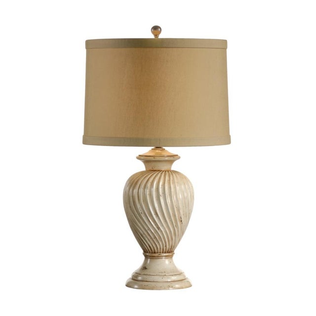 Contemporary Wildwood Swirled Urn Table Lamp For Sale - Image 3 of 3