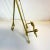 1920s Antique English Art Nouveau Baroque Brass Tabletop Easel, Large Scale For Sale - Image 10 of 10