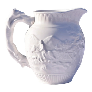 Early 19th Century Wedgwood Creamware Relief Decorated Creamer
