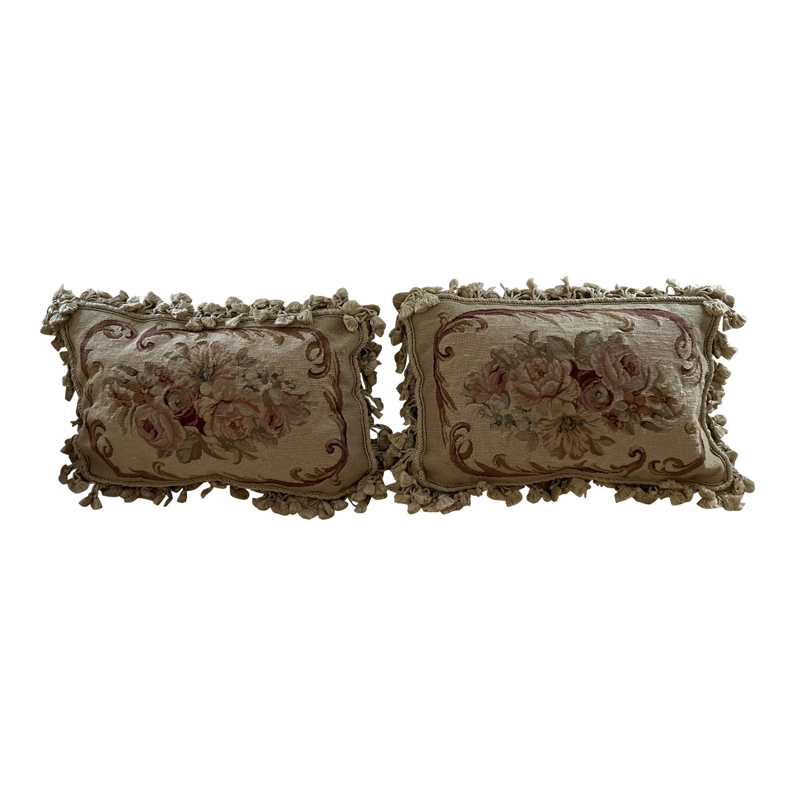 Vintage Tapestry Pillows Set of 2 Chairish