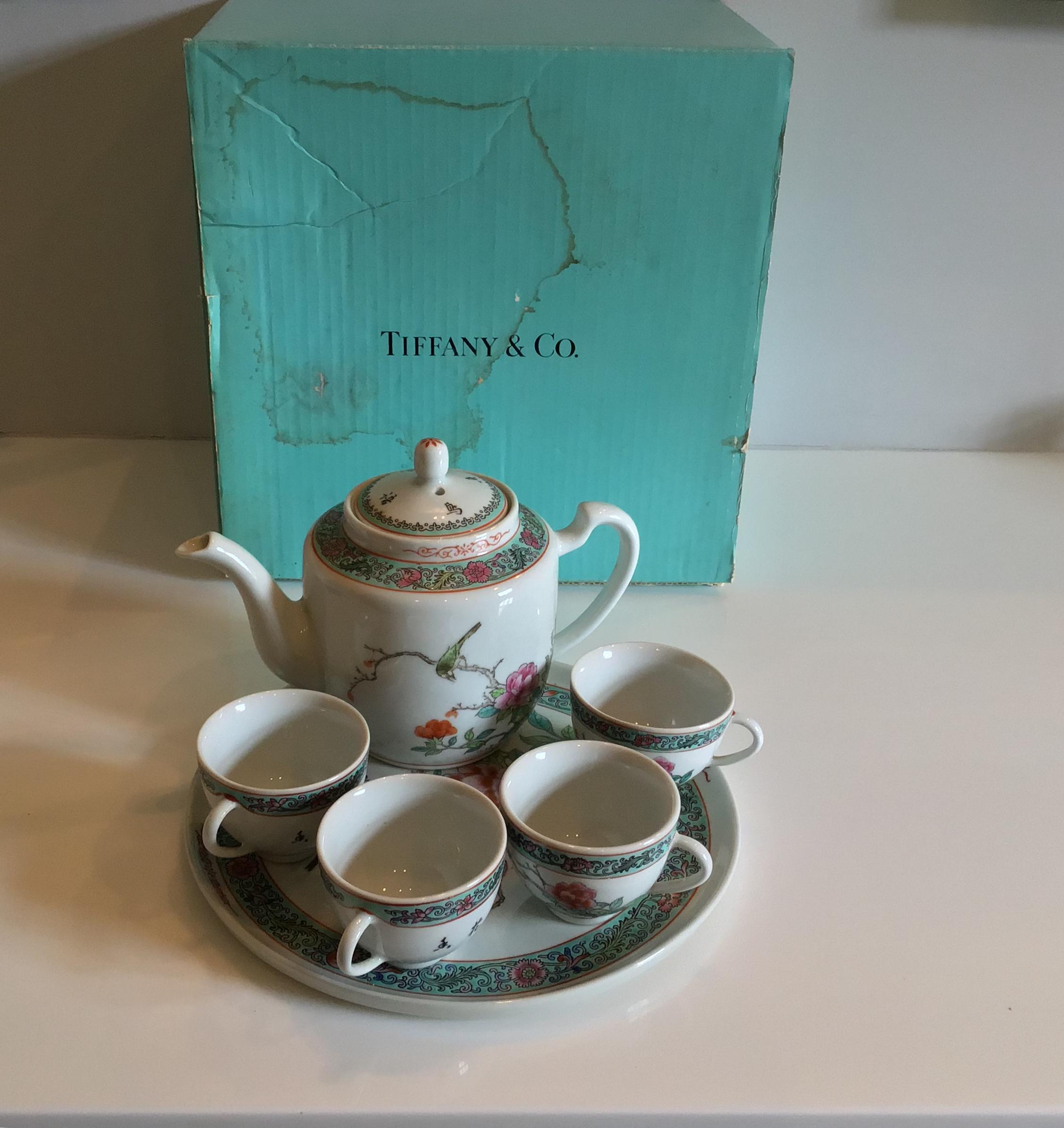 tiffany tea set