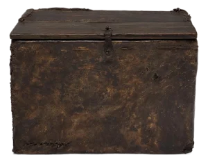 Tibetan Nomad's Hide Trunk, C. 1850
