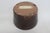 1899 Handmade Pottery Dish Dark Brown Glaze Salt Crock Bowl With Lip For Sale - Image 11 of 12