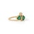 Metal 1.34ct Natural Heart Emerald & Diamond Proposal Ring in 14k Yellow Gold Size 6 For Sale - Image 7 of 18