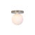 Globe Flush Mount Polished Nickel, 5 Inch Glass Globe, by Research.Lighting, Modern, Minimal For Sale In New York - Image 6 of 8