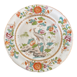 19th Century Wedgwood Stone China Chinoiserie Plate