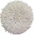 Art Deco 21-Century Modern Cream White Juju Hat , Modern Handmade Feather Décor in White For Sale - Image 3 of 7