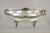 Vintage Wallace 214 Victorian Style Silver Plated Oval Footed Fruit Bowl For Sale - Image 9 of 11
