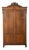 Antique Two-Door Cabinet with Carvings For Sale